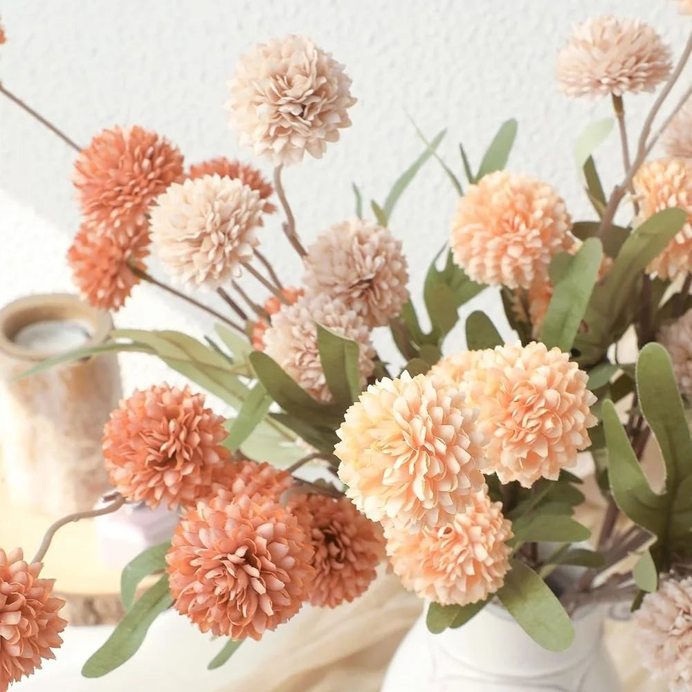 1Pcs Artificial Flowers Bouquet 51CM Hydrangea Fake Flowers for Home Decor Gardern Wedding Decoration Valentine's Day Ornament