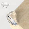 2pcs/set Silicone Transparent Safety Table Edges Corner Cover Protector Security Protection From Children Baby Furniture Guards
