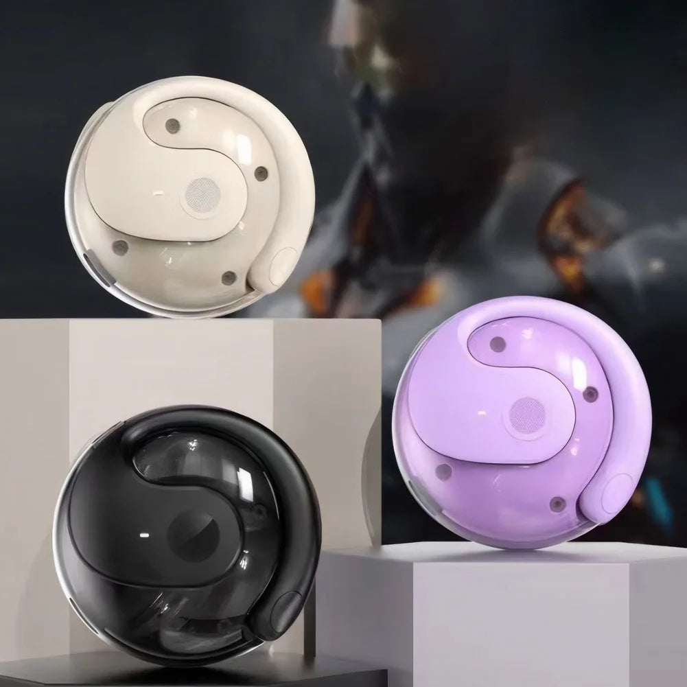 AI Real-time Language Translation Earphones Wireless BT 144 Languages Ear Hanging Headphone Translator for Travel Business