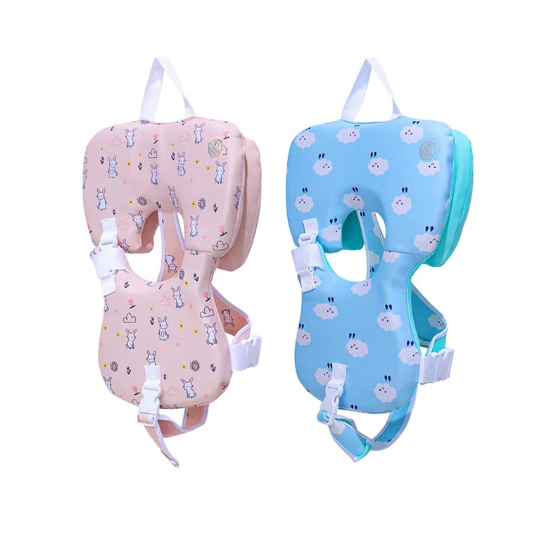 Newborn non inflatable buoyancy swim vest Professional baby neck protection swimming vest Anti rollover baby buoyancy swimsuit