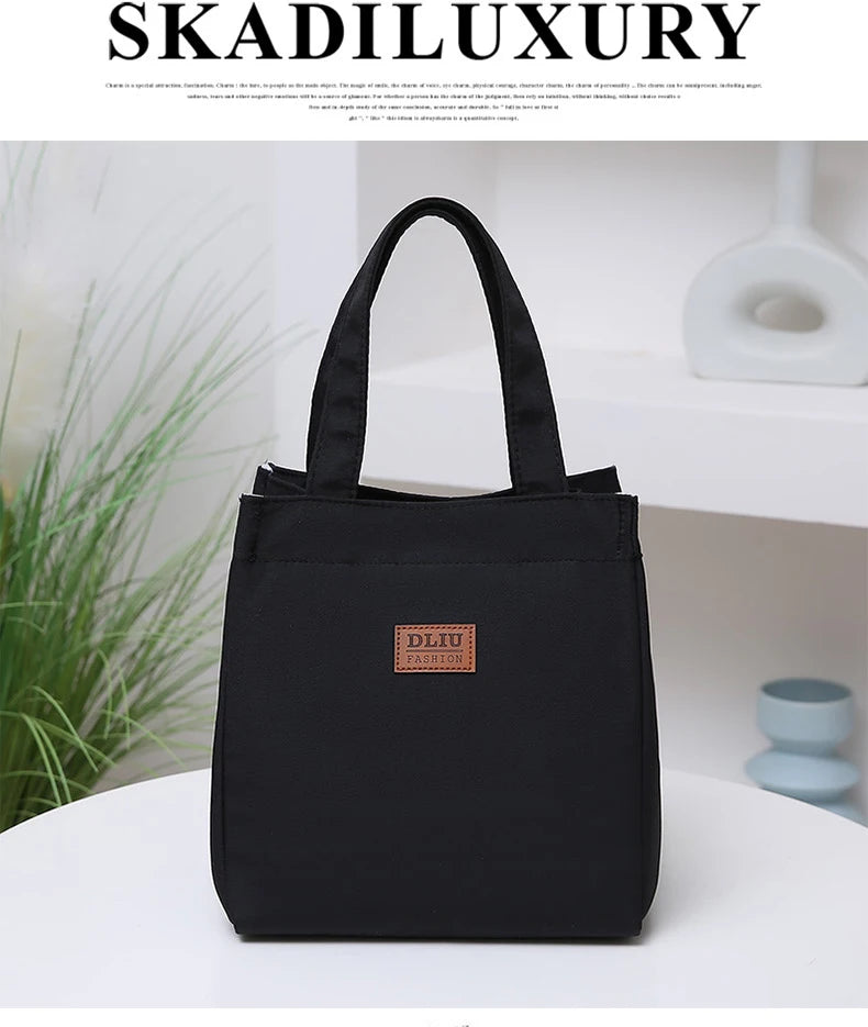 Large Capacity Insulated Lunch Bag – Aluminum Foil Thermal Tote