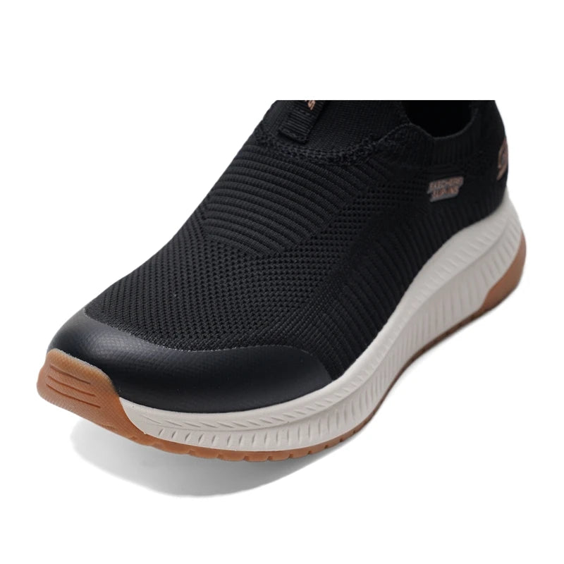 Skechers Women's Sports Shoes for Fitness Training, Walking, Exercise, Slip-On, Breathable Casual Shoes 117745-Blk