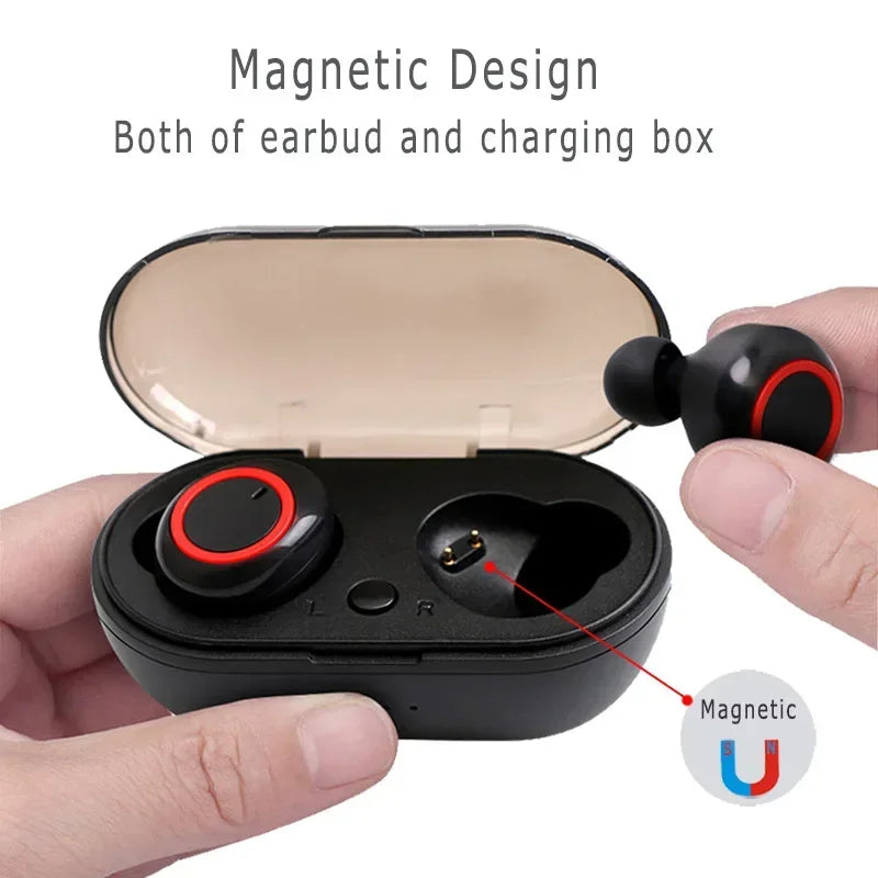 New style TWS Y30 Bluetooth Sports Headphones Y30Wireless Bluetooth 5.0 touch sports noise-cancelling headphones with microphone