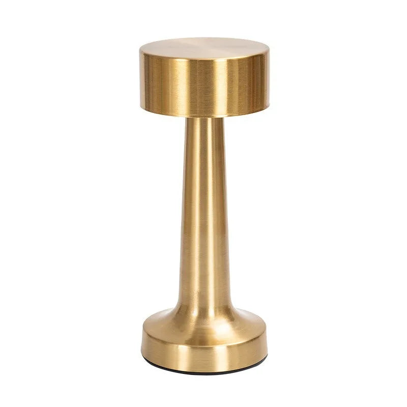 Retro Table Lamp Metal Touch Decor for Bar Coffee Table Restaurant Decoration Light Desk LED Rechargeable Night Lights Bedroom