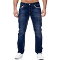 Men's Washed Straight Boyfriend Jeans – Spring & Summer Style