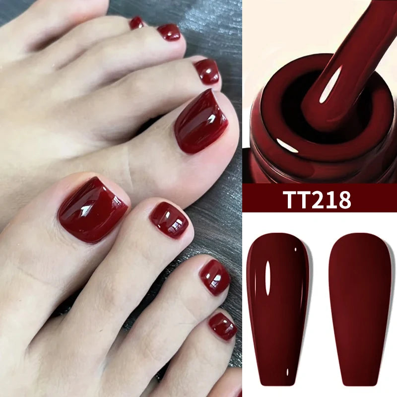 TARTU 8ml Gel Nail Polish Rose Pink Red Gray Burgundy Nails Art Soak Off UV/LED Manicure Semi Permanent gel polish