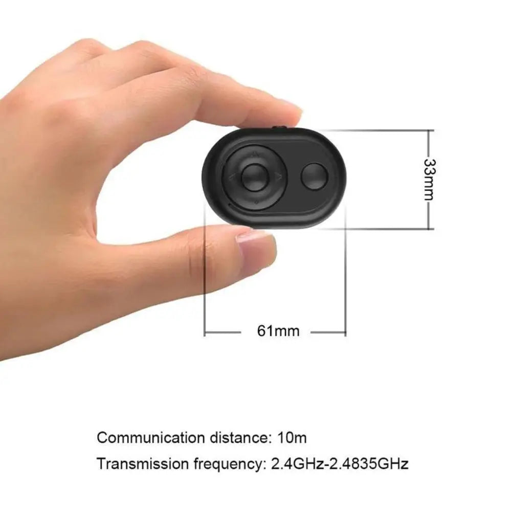 Bluetooth Camera Remote Control for iOS/Android Phones Click Photos & Videos, Mini Wireless Phone Mobile e-Book Page Turner
