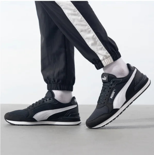 Puma Mid Top Casual Shoes Breathable Lightweight Anti Slip Comfort Walking Sneakers 399666-01