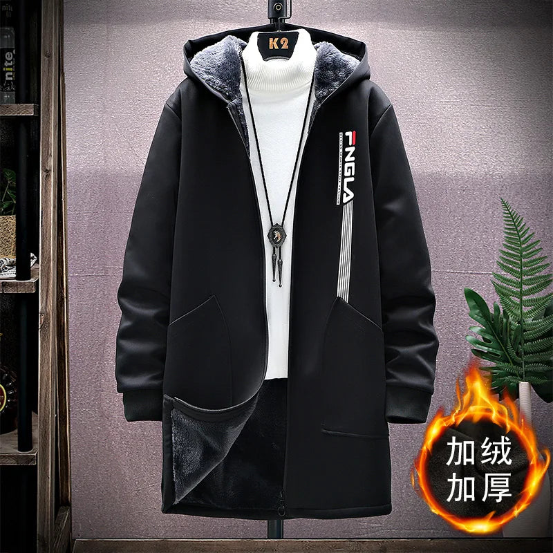 2025 new arrival winter coat mens high quality trench coat men,autumn men's casual jackets fashion trench coat,size M-5XL FY097