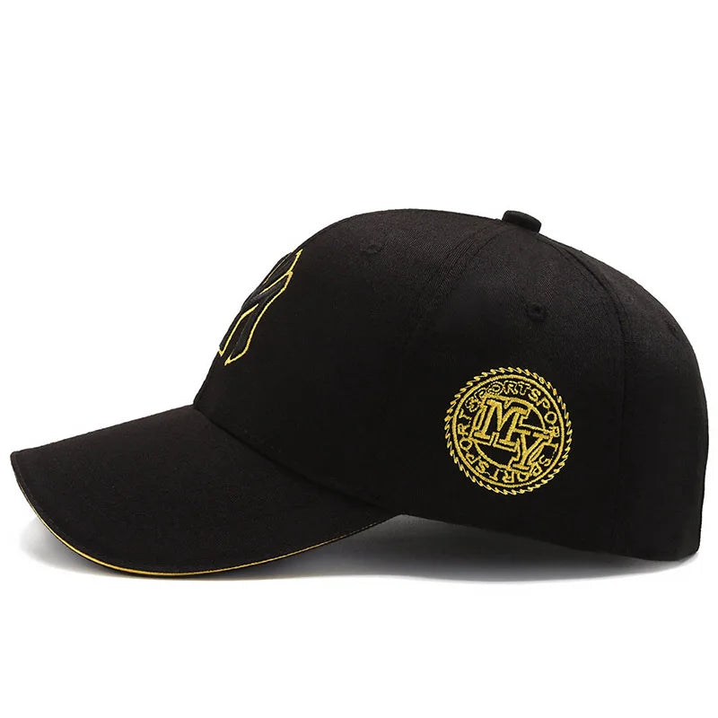 Fashion Letters MY Embroidery Baseball Cap For Women Men Cotton Unisex-Teens Snapback Flat Bill Hip Hop Tide Hats Visors Sun Hat