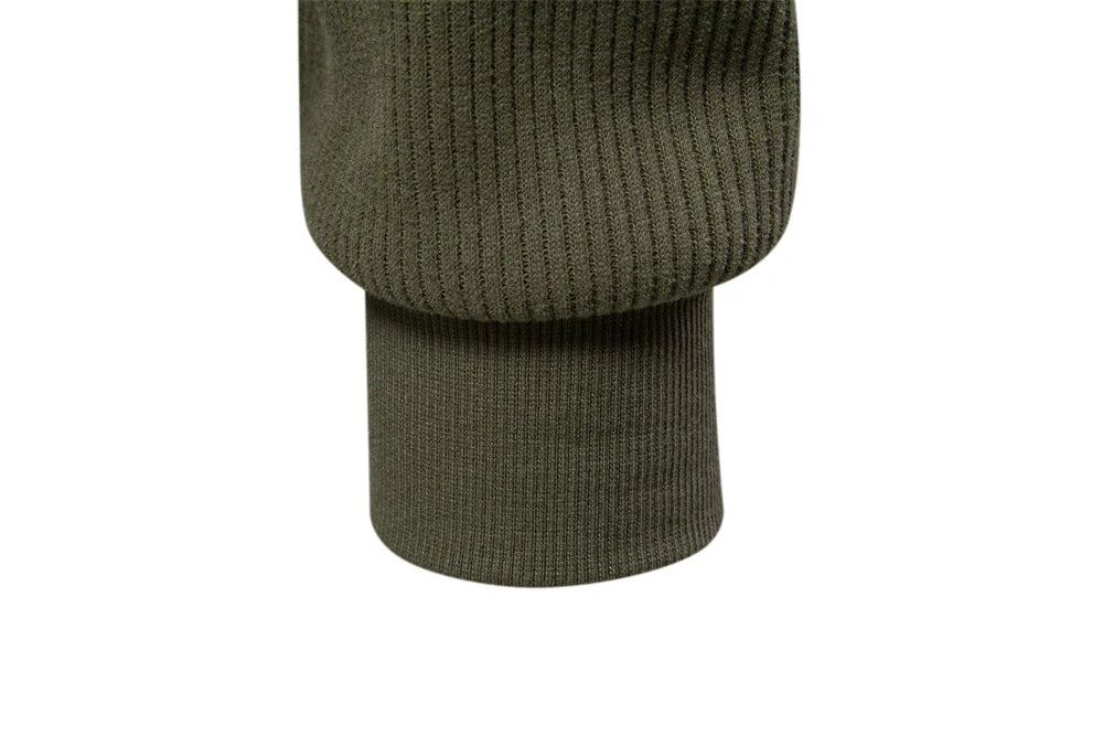 AIOPESIN Brand Men Winter Thermal Sweater Cotton Zipper Slim Fit Thermal Underlayer Top Luxury Soft Shell Pullover Sweatshirt