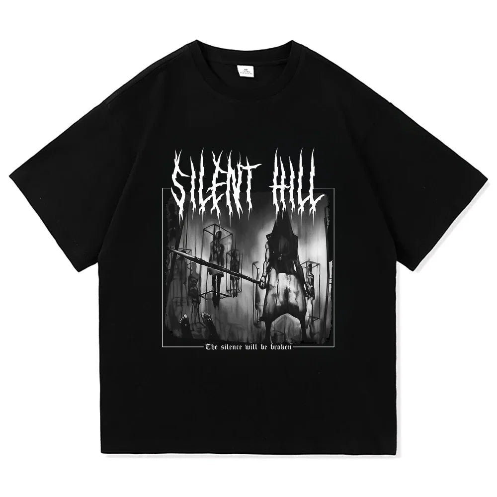 Men's Pyramid Head Silent Hill Round Neck Tees New Arrival T-Shirt T Shirts Cotton Tops Funny Short Sleeve