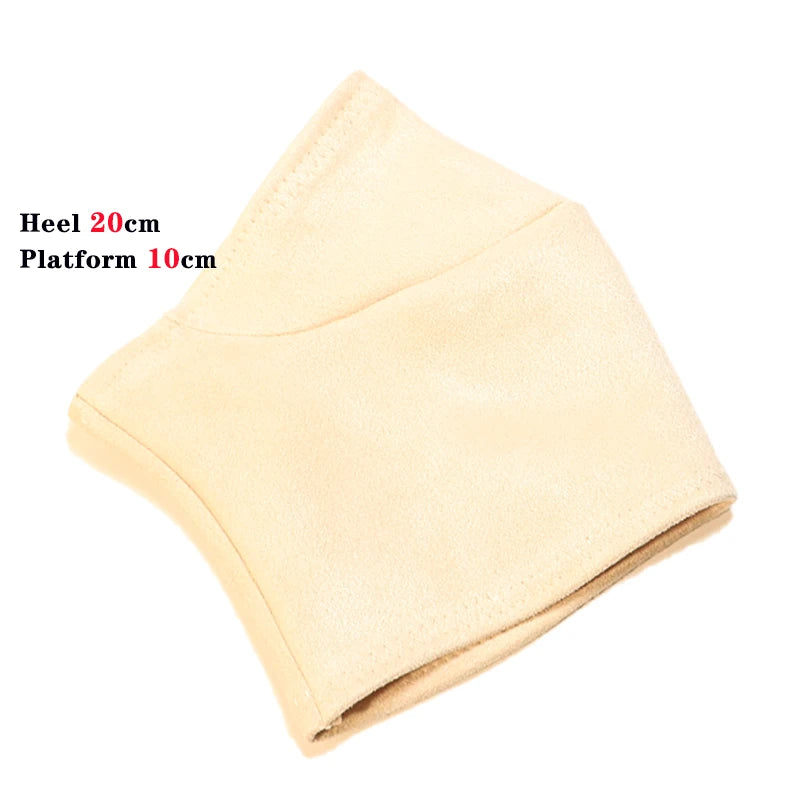 Shoe Cover Pole Dance Shoes Protective Cover High Heels 20cm Waterproof Platform 10cm Suede Material Strong Wear-resistant