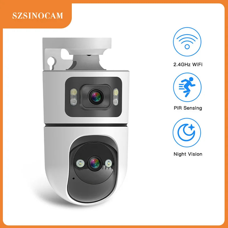 SZSINOCAM WiFi Pan-Tilt Outdoor Wireless IP Camera HD Video Surveillance Camera with Wired Version 24-Hour Standby