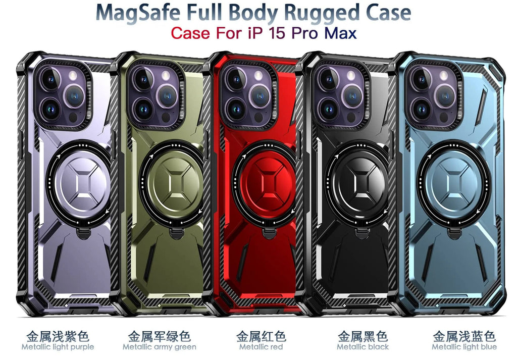 Stand Case for iPhone 16e/16/15/14/13/12/11 Pro Max XR SE 2022 7 8 Case [Compatible with Magnetic][Invisible Magnet Kickstand]