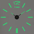 New Modern Design Large Wall Clock 3D DIY Quartz Clocks Fashion Watches Acrylic Mirror Stickers Living Room Home Decor Horloge