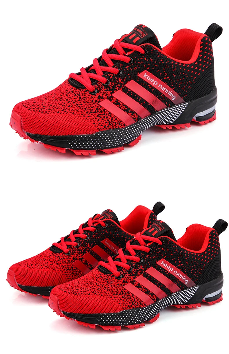 Men Shoes Comfortable Non-Slip Stable Shock Absorption Light Couple Shoes and Men's Sneakers Mesh Breathable Casual Basket Homme