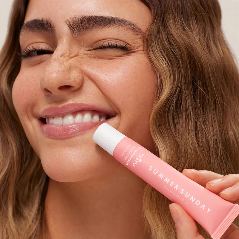 Summer Lip Moisturizing Lip Balm Care 15ml Lip Balm Smoothing Lip Lines Lasting Nourishment For Women Daily Care Makeup Lipcare