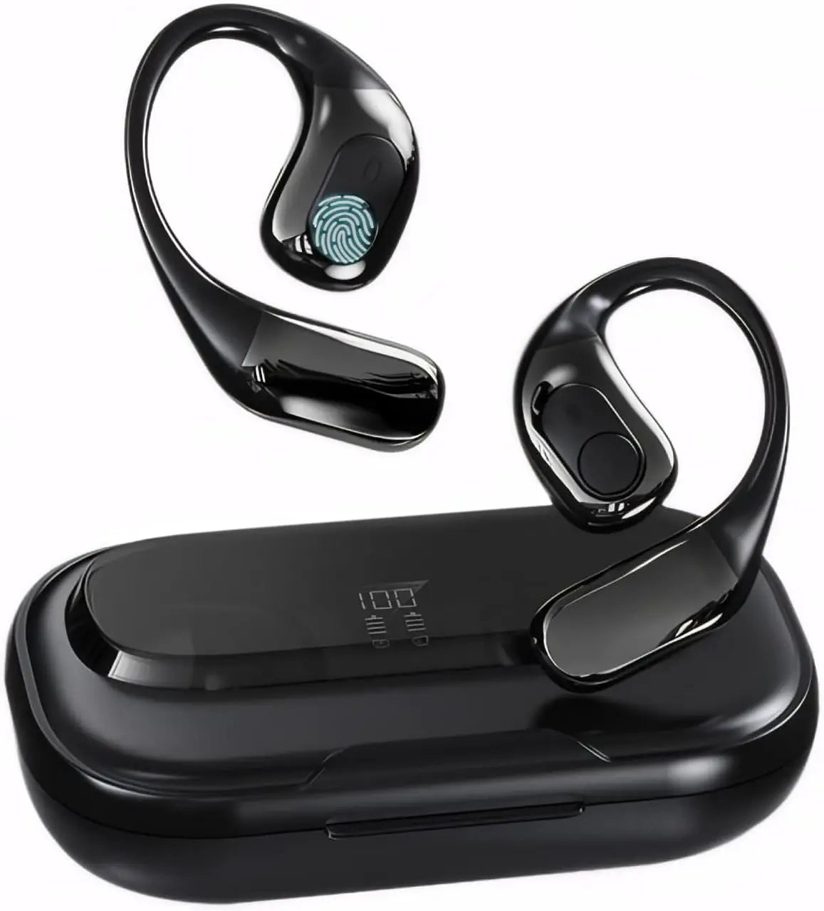 138 Language Translator Earbuds AI Translation Real Time Translating Earbuds Open Ear with 90H Playtime for Travel Business