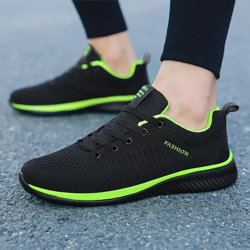 Men's and Women's Walking Knitted Shoes, Fashionable, Breathable, Sports, Fitness, Lightweight Sports Shoes, Casual Shoes, 2025