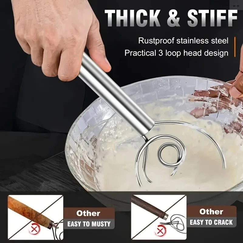 1Pc Stainless Steel Ladles For Serving Soup Rice Serving Spoon Drain Hole Heat Insulated Handle Kitchen Utensils For Daily Use