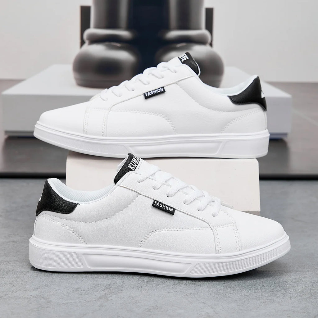 White Leather Sneakers – Comfortable Casual Shoes for Men & Women