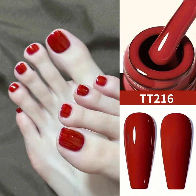 TARTU 8ml Gel Nail Polish Rose Pink Red Gray Burgundy Nails Art Soak Off UV/LED Manicure Semi Permanent gel polish
