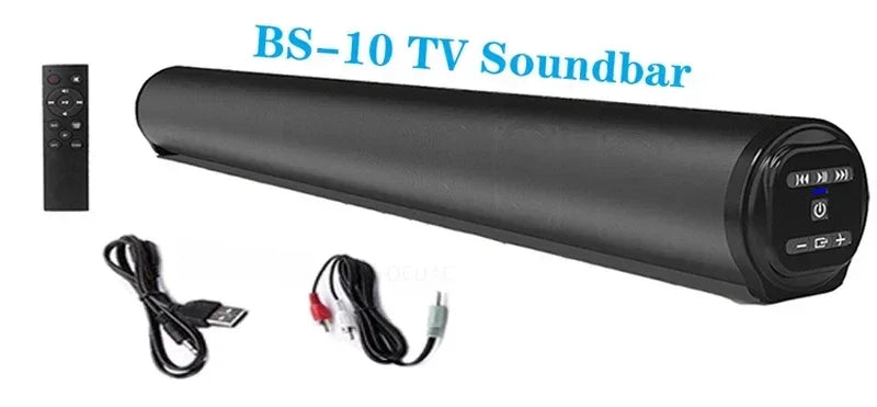 Portable Super Powerful Sound Bar Wireless Bluetooth Speaker Surround Stereo Home TV Sound Box Subwoofer FM Radio Caixa De Som