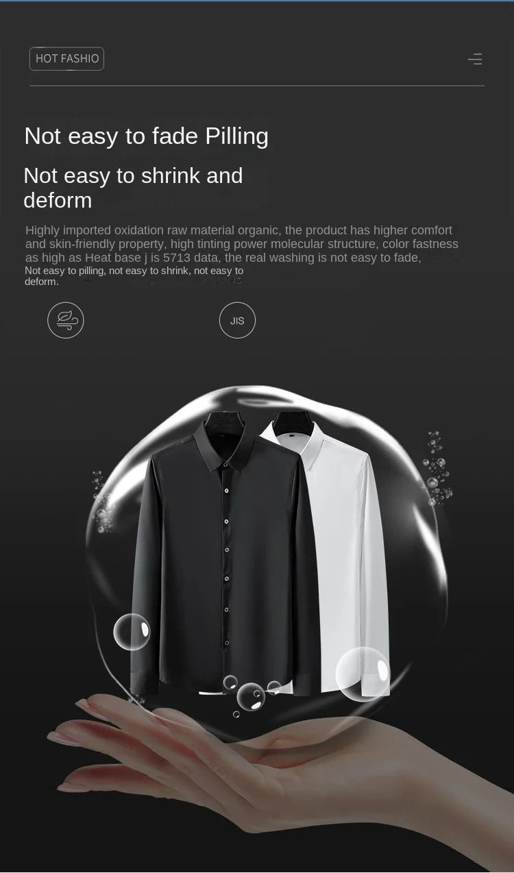 New Stretch Anti-Wrinkle Cotton Men's Shirts Short Sleeve Dress Shirts For Men Slim Fit comfort Social Business Blouse Gray 5XL