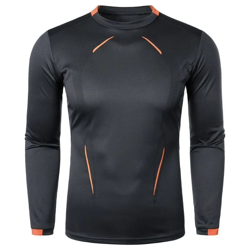 New Men's Sports Training Long Sleeve Quick-dry T-shirt Fitness Lightweight Streetwear Breathable Oversized T Shirts for Men