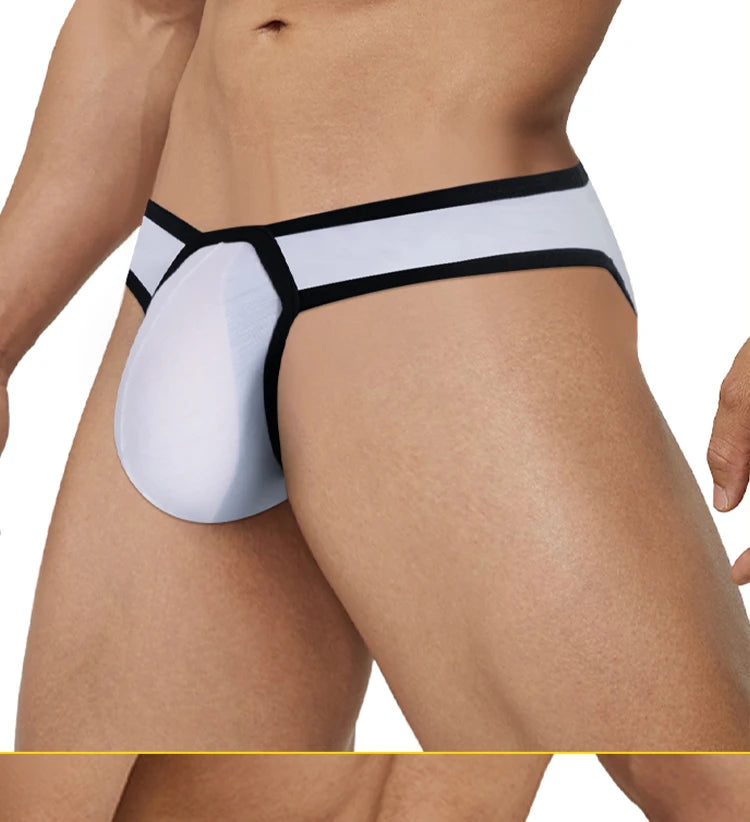 Men Modal 3D Pouch Briefs Athletic Sports Male Breathable Skin-friendly Soft Underwear High Stretch Underpants for Daily Wear