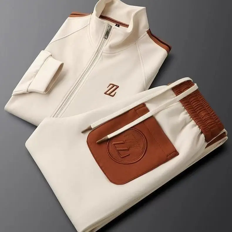 2025 men tracksuit Sportswear Suit Men's Jacket Trendy ins Embroidered Fashion Men's Jacket Trousers Two-Piece Set men clothing