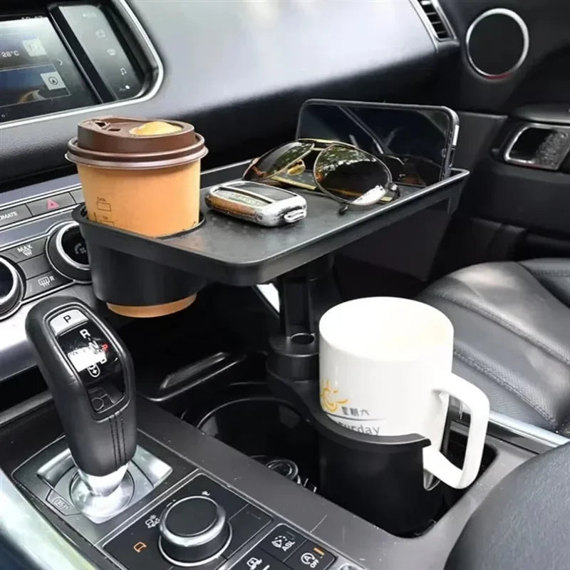 Portavasos Universal para Auto 360° – Organizador Doble Ajustable