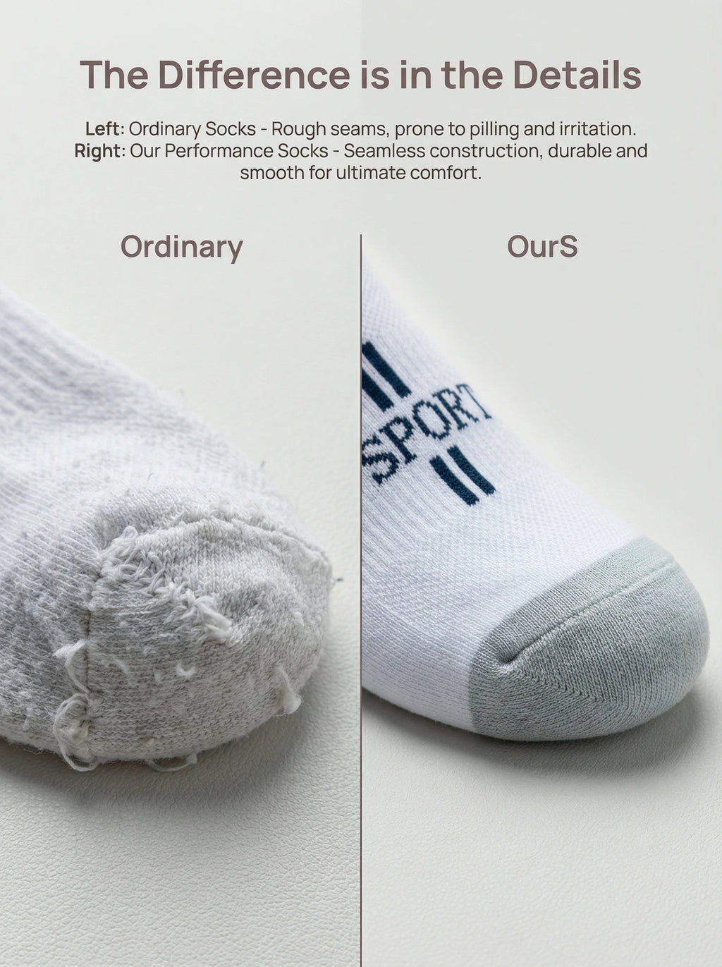 Men's Breathable Mesh Sport Crew Socks, Combed Cotton Anti-Odor Sweat Wicking Athletic Socks for Running Gym Daily Wear, 5 Pairs