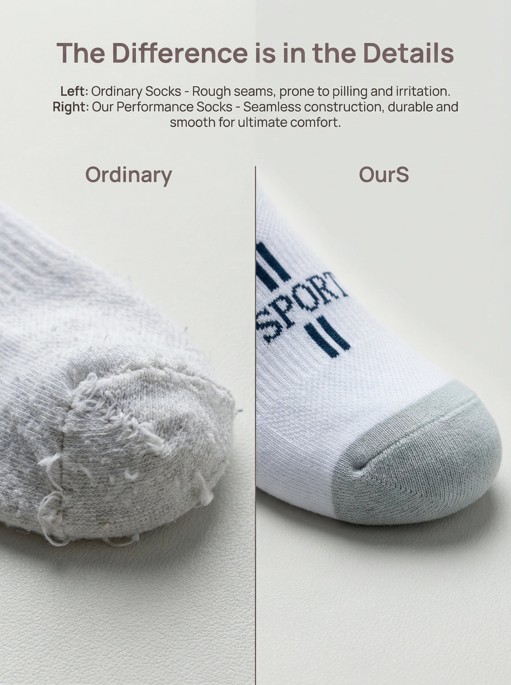 Men's Breathable Mesh Sport Crew Socks, Combed Cotton Anti-Odor Sweat Wicking Athletic Socks for Running Gym Daily Wear, 5 Pairs