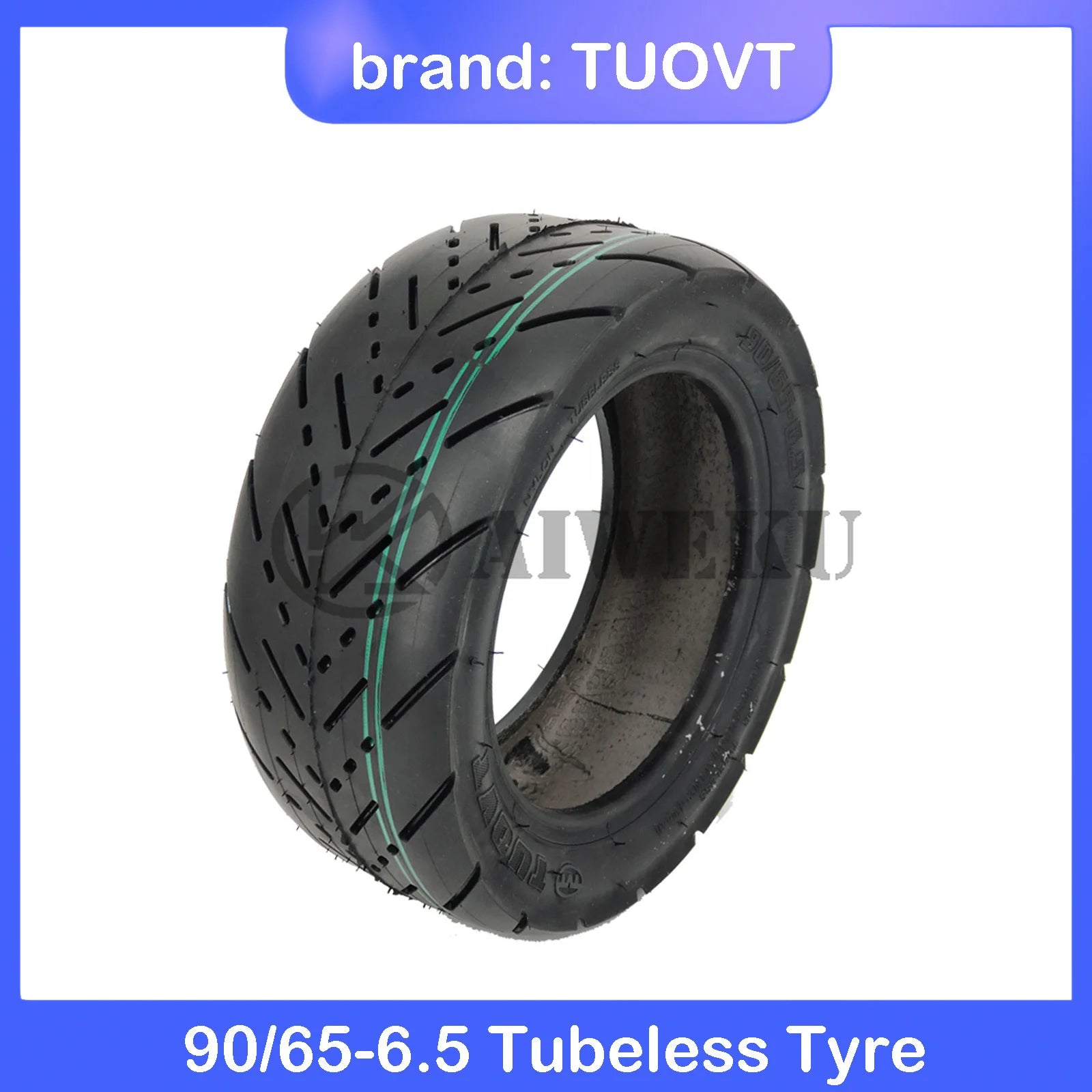 90/65-6.5 Vacuum Tire 11 Inch Refitted for Dualtron Thunder Electric Scooter Ultra Wear-resisting Tubeless Road Tyre