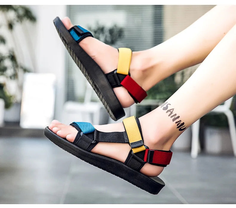 Men Sandals EVA Light Soft 2024 New Summer Casual Shoes Men Water Shoes Beach Sandals Men Couple Shoes Slippers Women Sandals