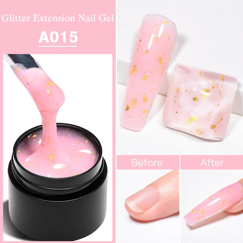 MEET ACROSS 8ml Pearl Shell Thread Gel Nail Polish 3D Semi Permanent Soak Off UV Gel Nail Art Varnish For Nails Manicure DIY