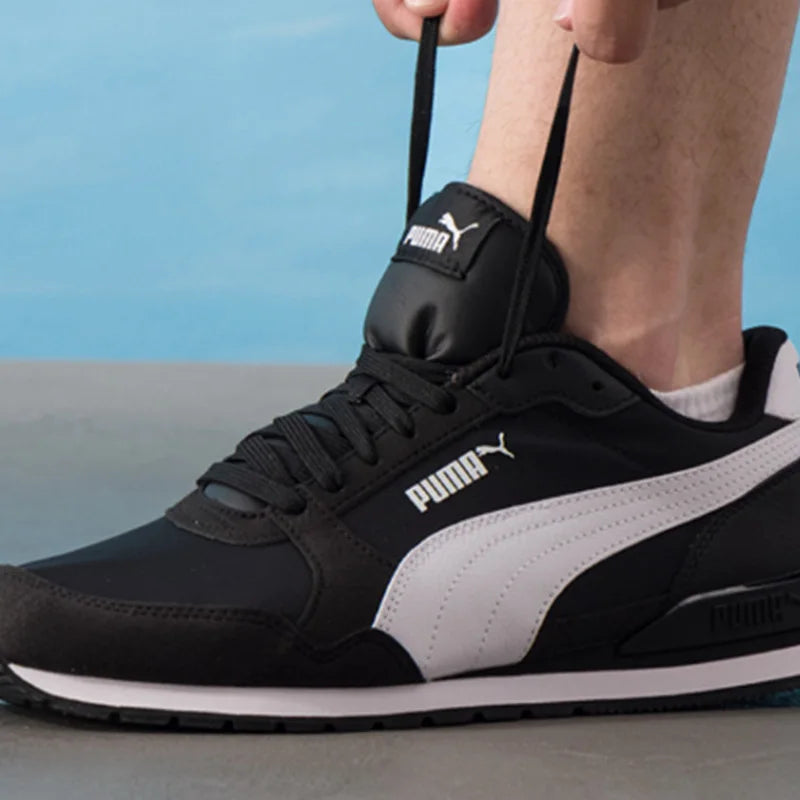 Puma Mid Casual Shoes Comfort Lightweight Daily Sneakers 384857-01