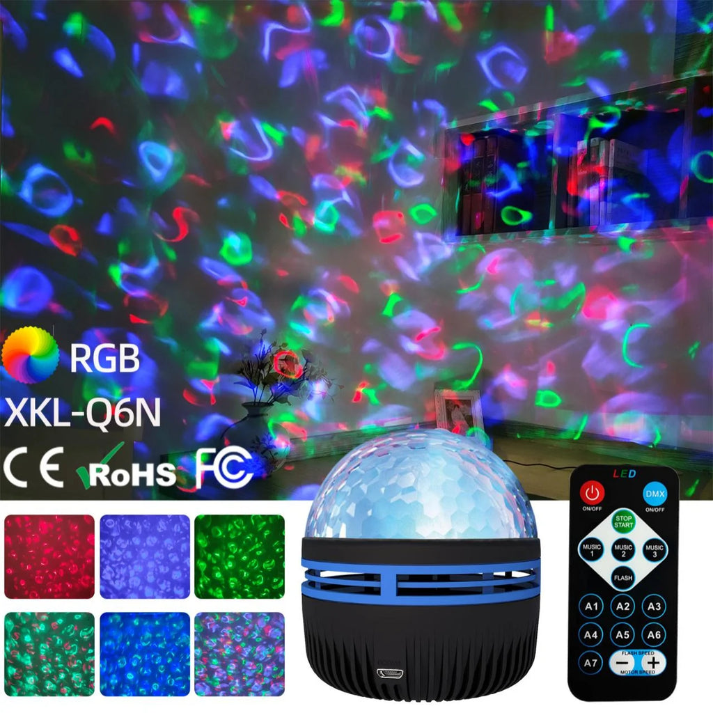 Proyector LED Cielo Estrellado con Aurora Boreal y Control Remoto