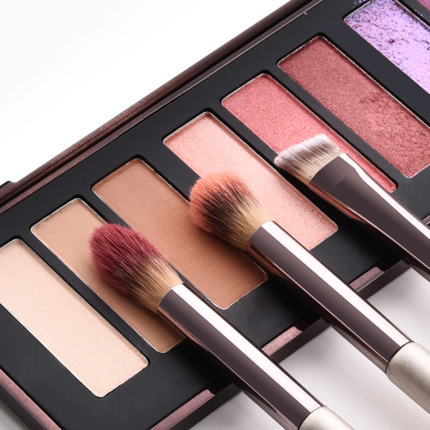Hot Champagne Makeup Brushes Set for Women Cosmetic Foundation Powder Blush Eyeshadow Kabuki Blending Make Up Brush Beauty Tools