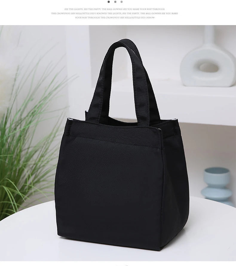 Large Capacity Insulated Lunch Bag – Aluminum Foil Thermal Tote