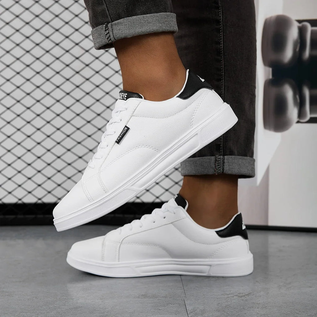White Leather Sneakers – Comfortable Casual Shoes for Men & Women