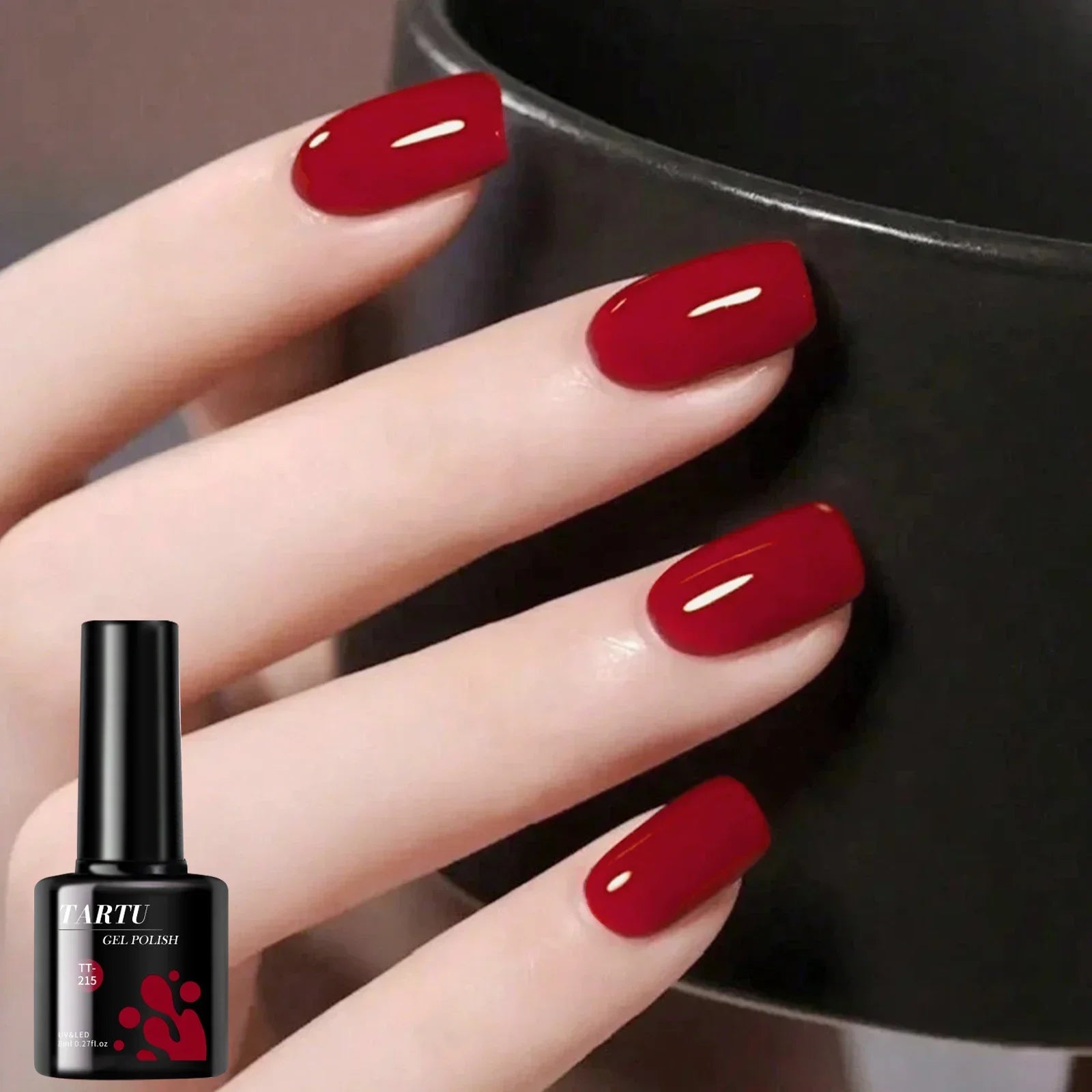 TARTU 8ml Gel Nail Polish Rose Pink Red Gray Burgundy Nails Art Soak Off UV/LED Manicure Semi Permanent gel polish