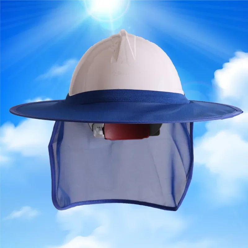 Construction Safety Reflective Hard Hat Neck Shield Helmet Sun Shade Reflective Stripe Kit Summer Sun Protection Prevent Sunburn
