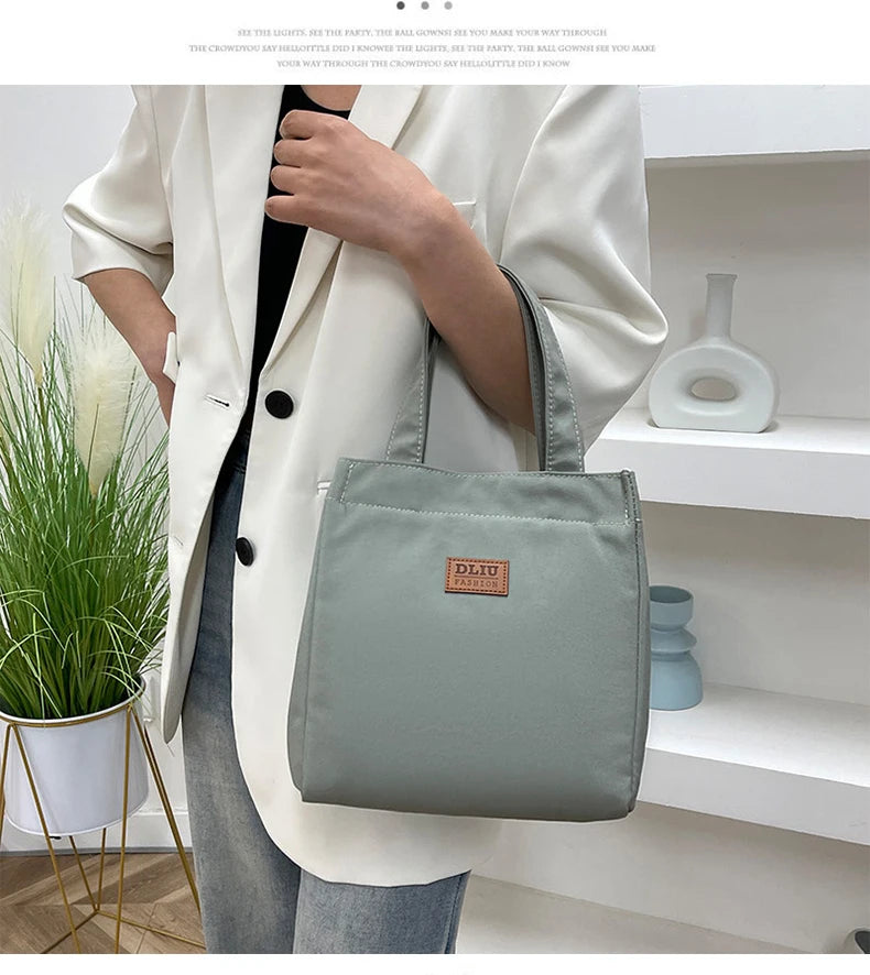 Large Capacity Insulated Lunch Bag – Aluminum Foil Thermal Tote