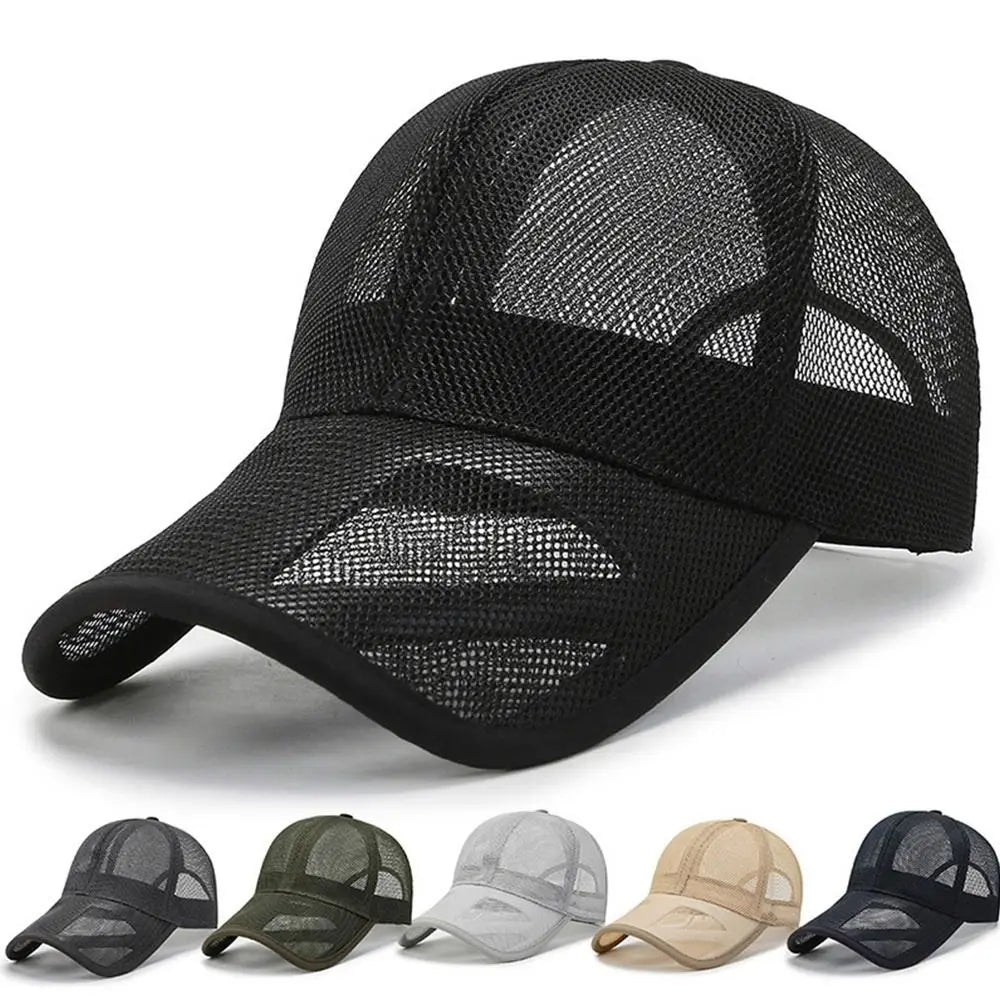 Skull Tactical Airsoft Cap Adjustable Breathable Sun Visor Trucker Hat Mesh Hunting Hiking Snapback Baseball hats gorra