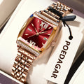 POEDAGAR Fashion Watch For Woman High Quality Waterproof Date Elegant Ladies Watch Stainless Steel Original Women Quartz Watches