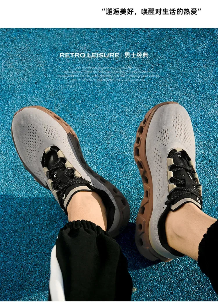 Men Sports Shoes Luxury Casual Sneakers Mesh Running Shoes Summer Lightweight Platform Fashion Basketball Walking Shoes for Men