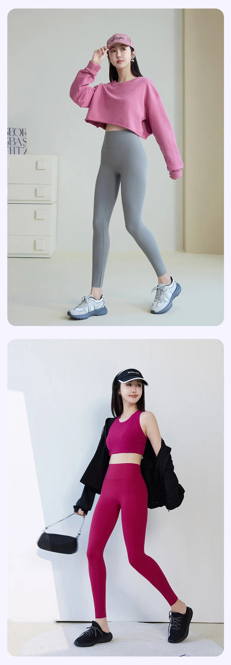 BIVIGAOS Spring Summer New Plum Red 3D Naked Feeling Sharkskin Leggings Women Slim Sexy Sport Yoga Push Up Fitness Leggings